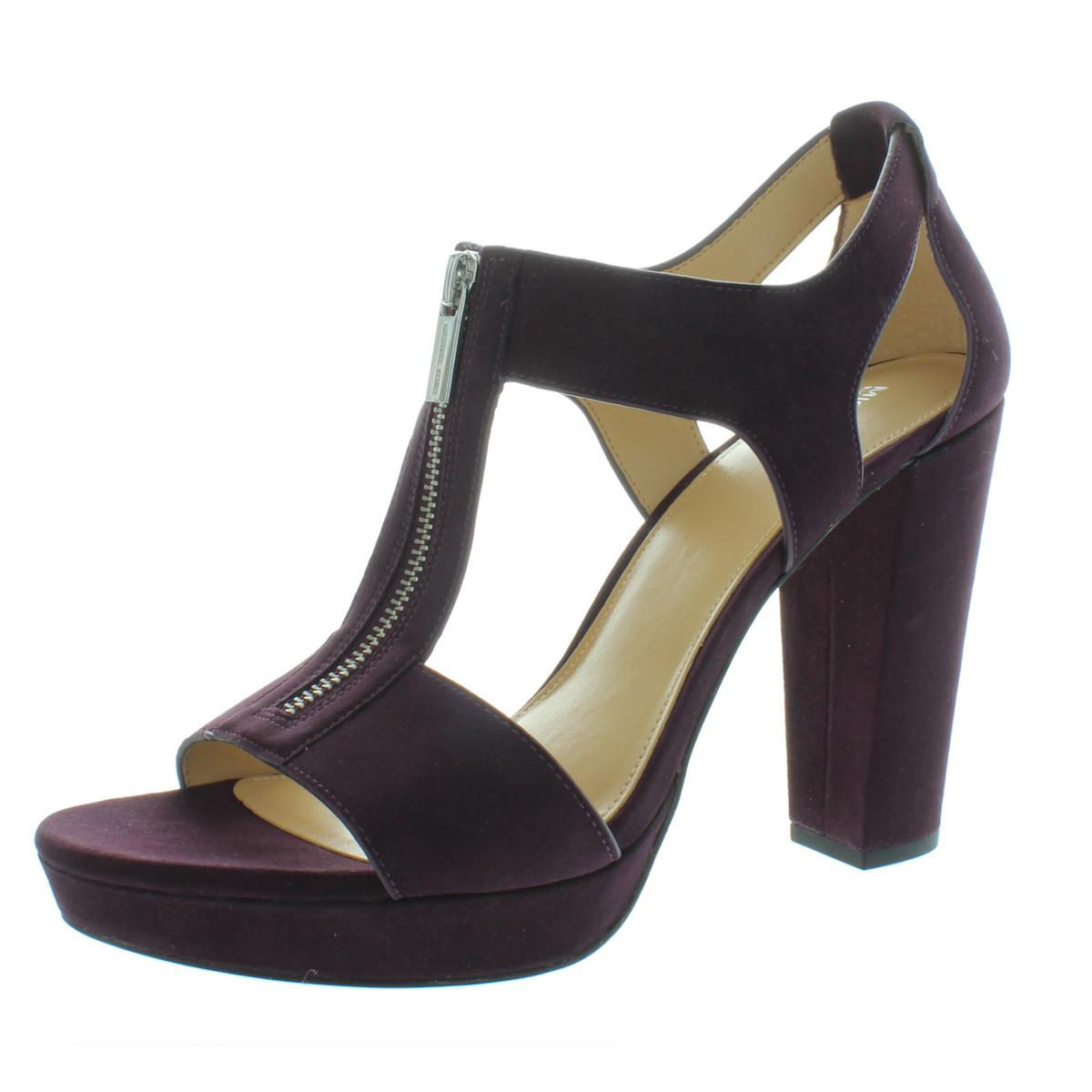 michael kors heels purple