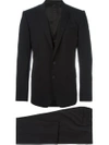 Dolce & Gabbana Formal Three-piece Suit In Black