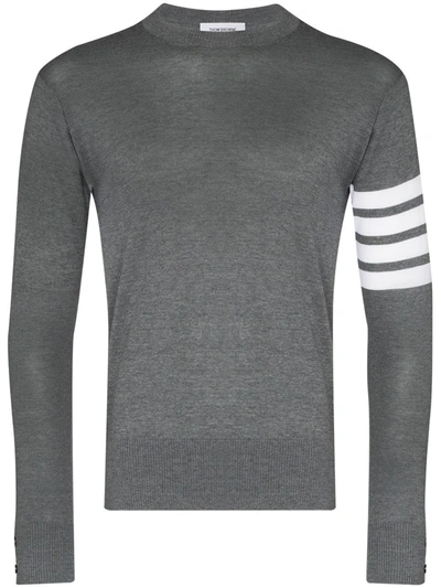 THOM BROWNE 4-BAR MERINO PULLOVER,MKA002A0001411193172