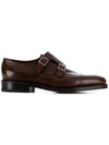 John Lobb Willian Monk Shoes In Brown