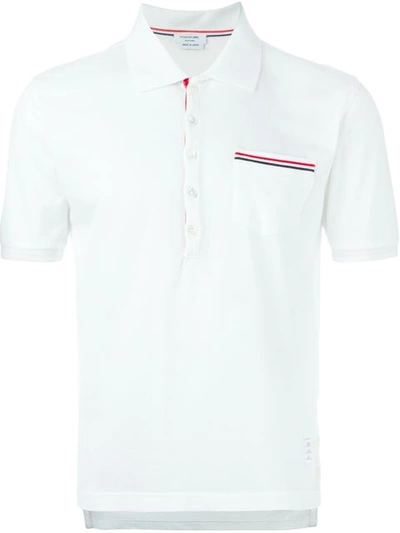 Gucci Pocket Polo Shirt In White