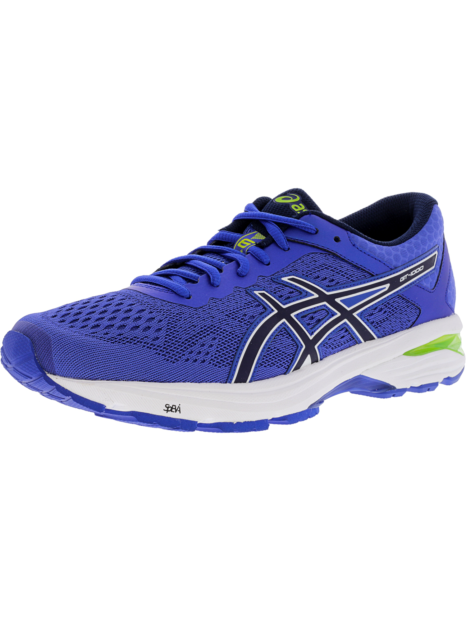 Asics Women S Gt 1000 6 Black Silver Ankle High Running Shoe 5m In Blue Modesens