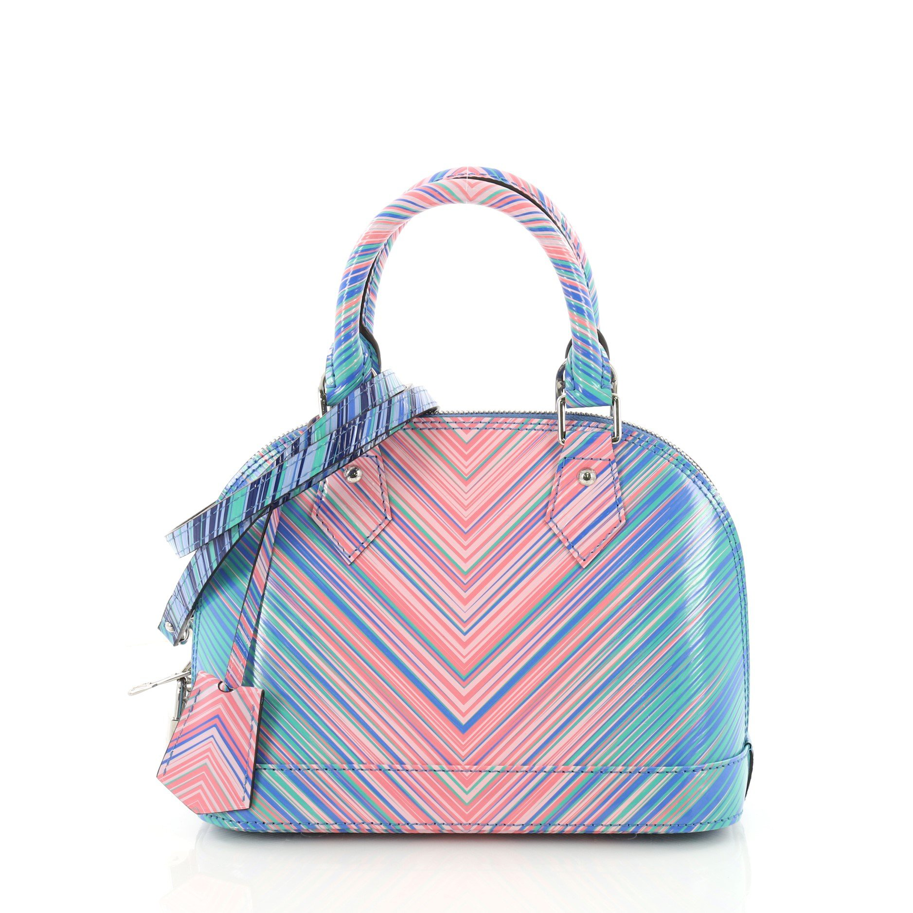 Louis Vuitton Alma Handbag Limited Edition Tropical Epi Leather Bb In Blue | ModeSens