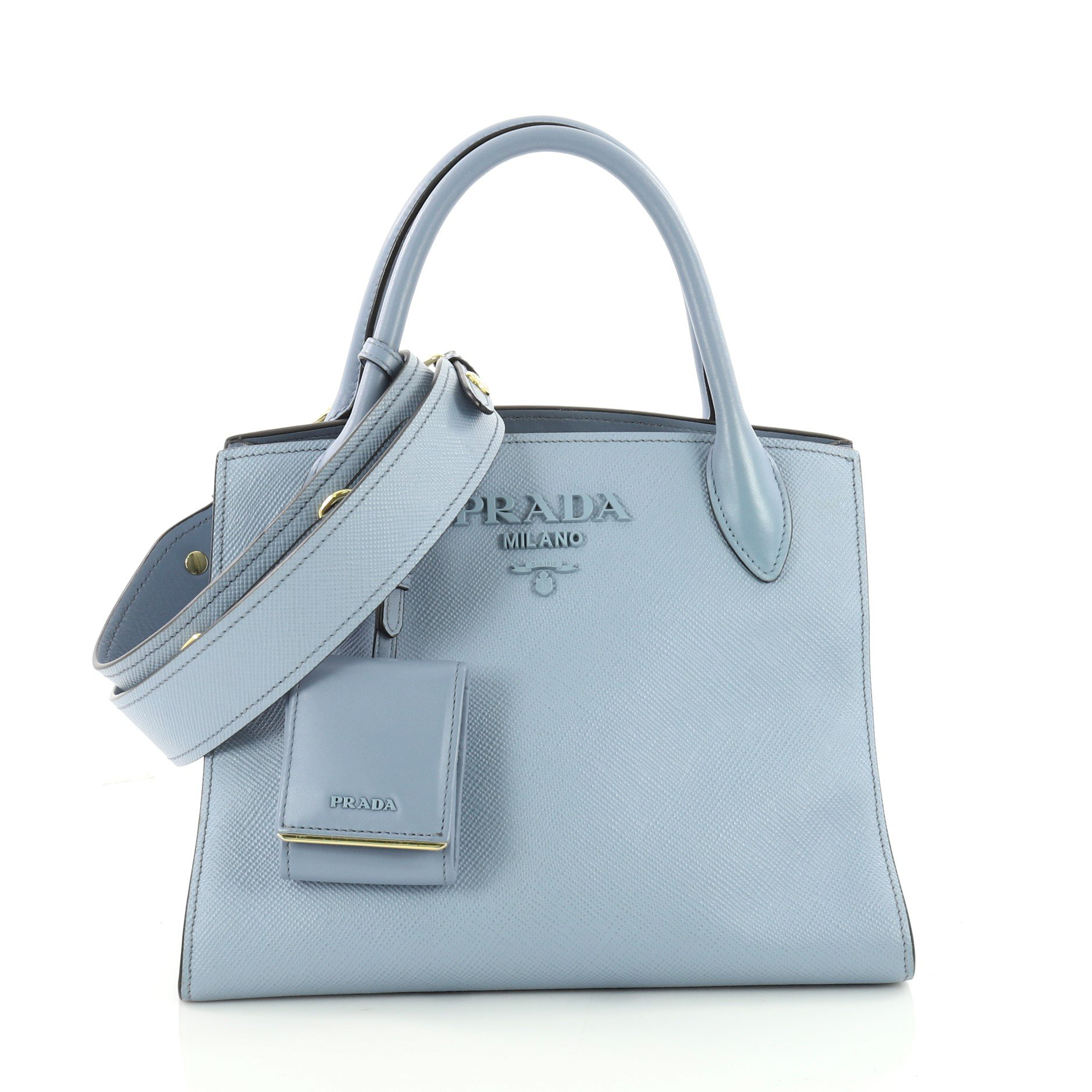 prada monochrome tote bag