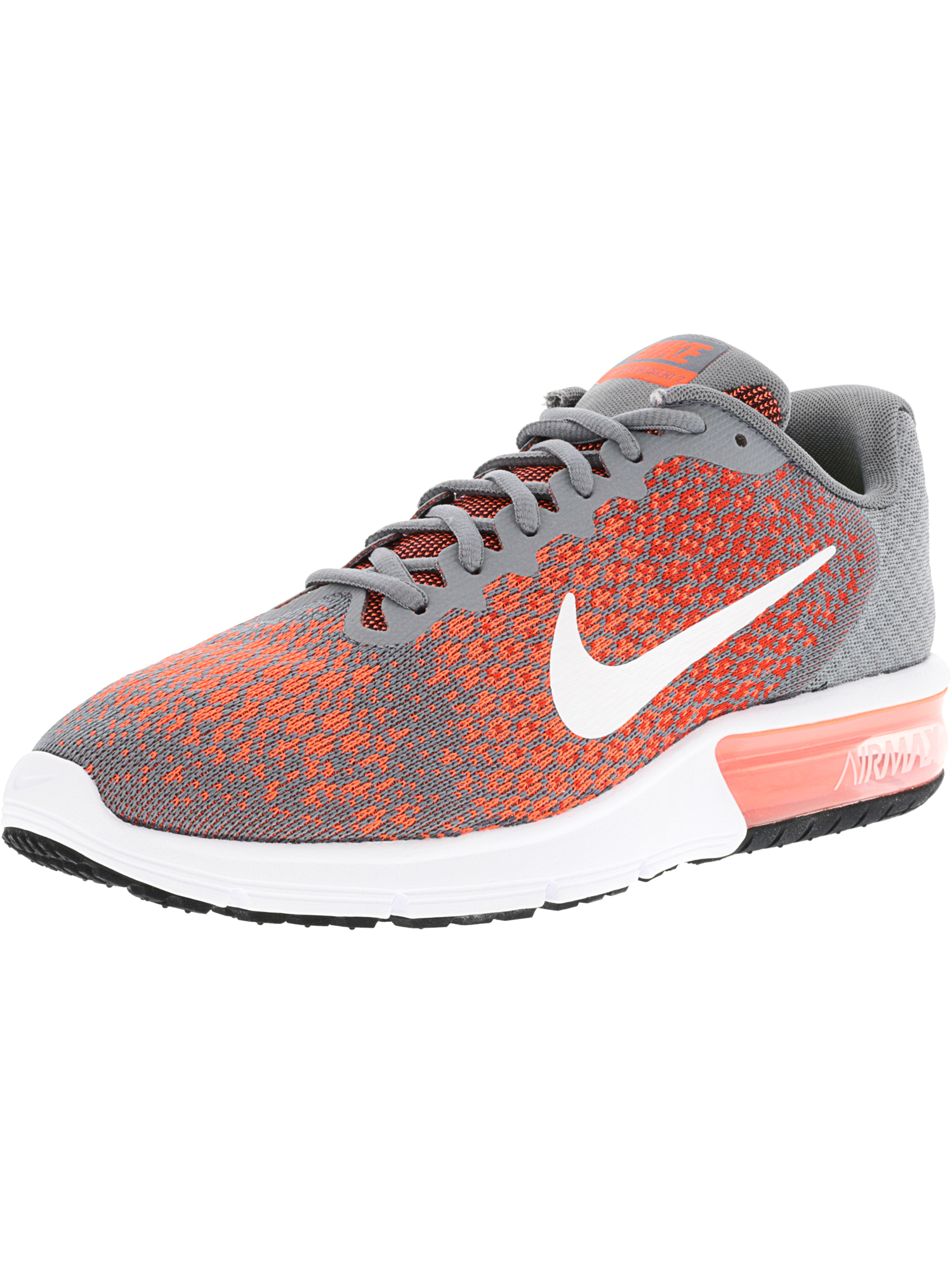 Nike Men's Air Max Sequent 2 Ankle-high Running Shoe In Grey | ModeSens