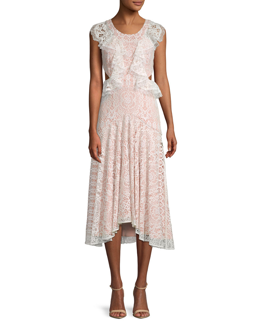 alexis lace midi dress
