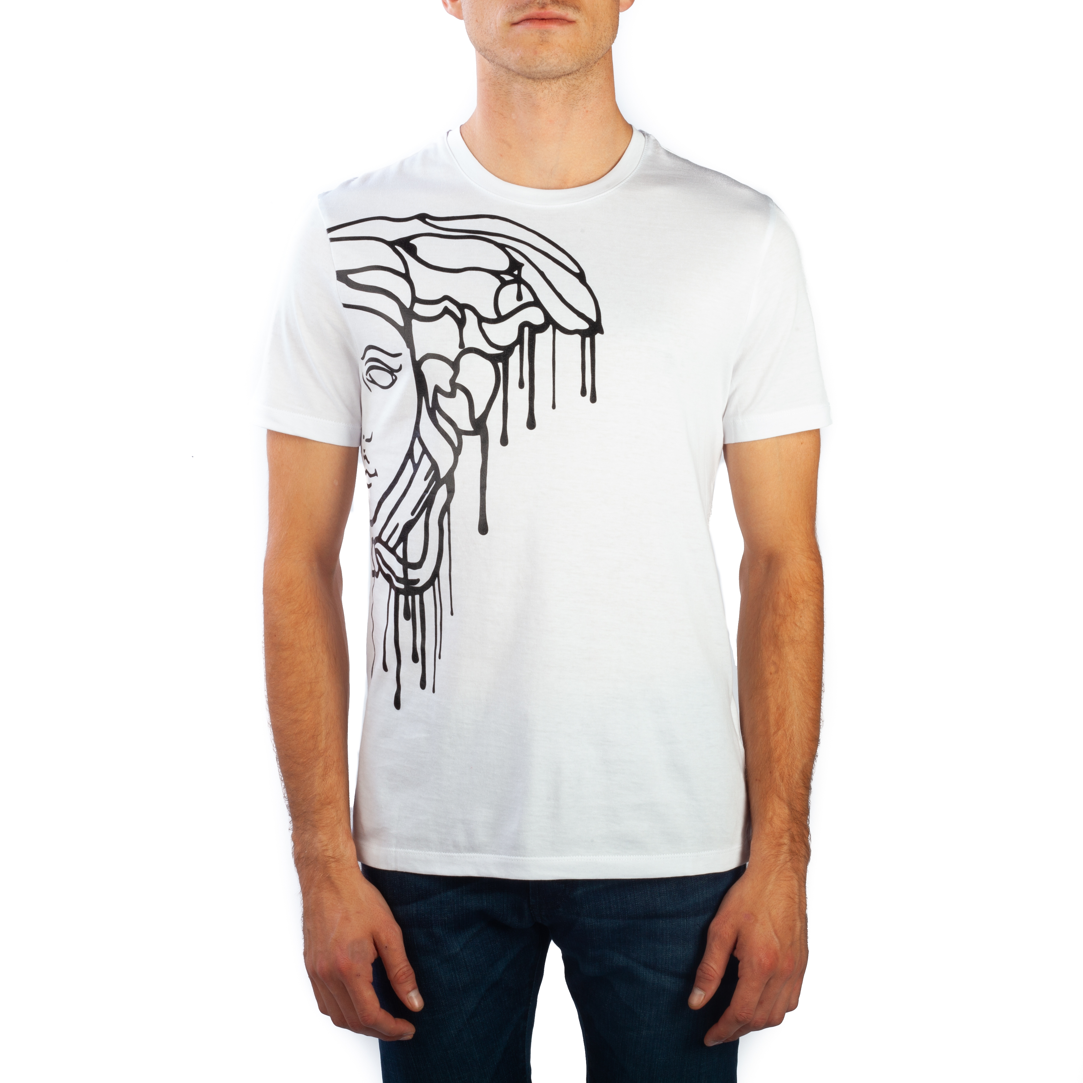 versace collection t shirt white
