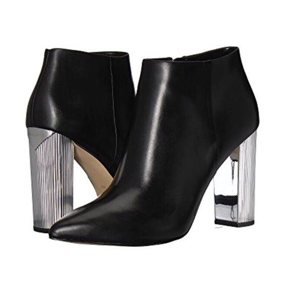 michael kors paloma leather bootie