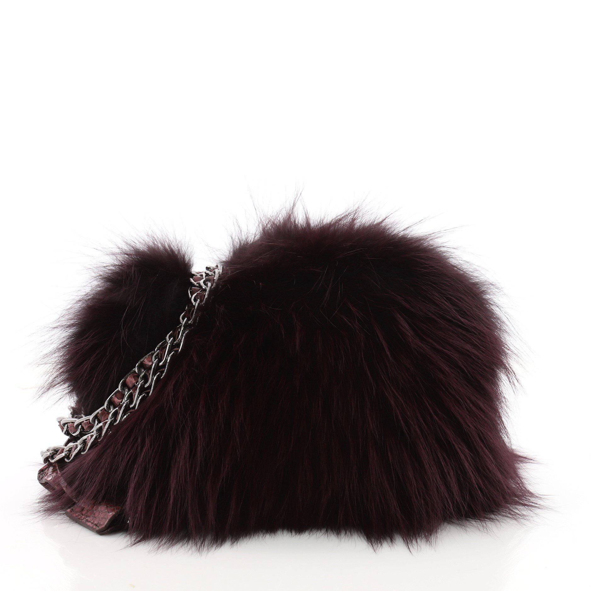 prada fur bag