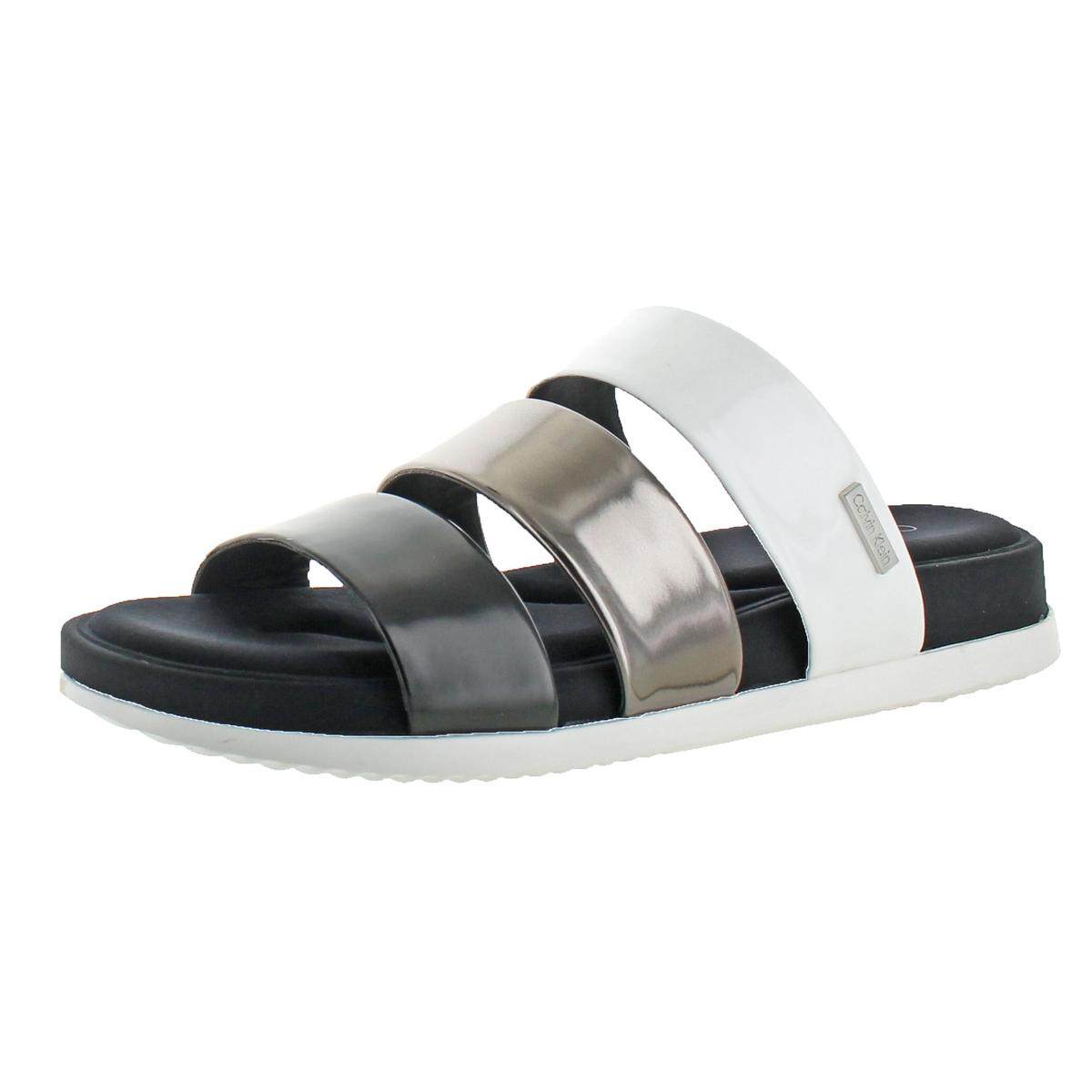 memory foam slide sandals womens