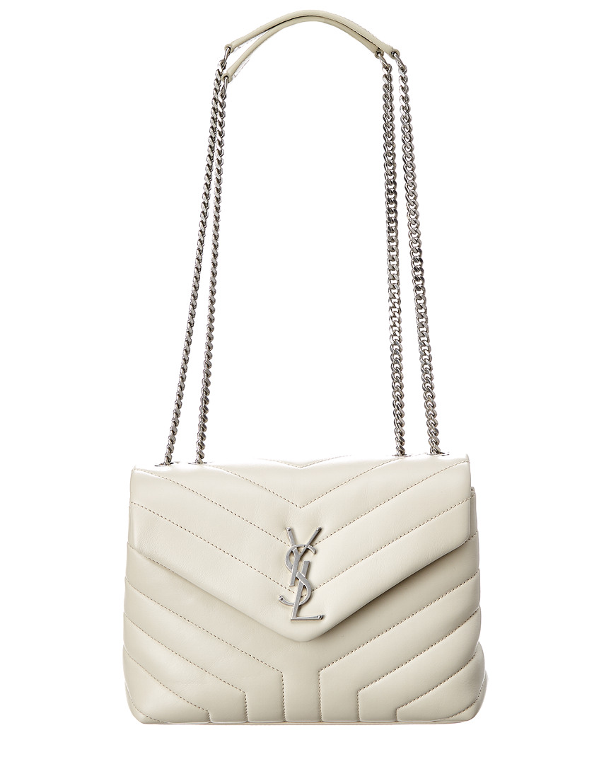 small loulou leather shoulder bag