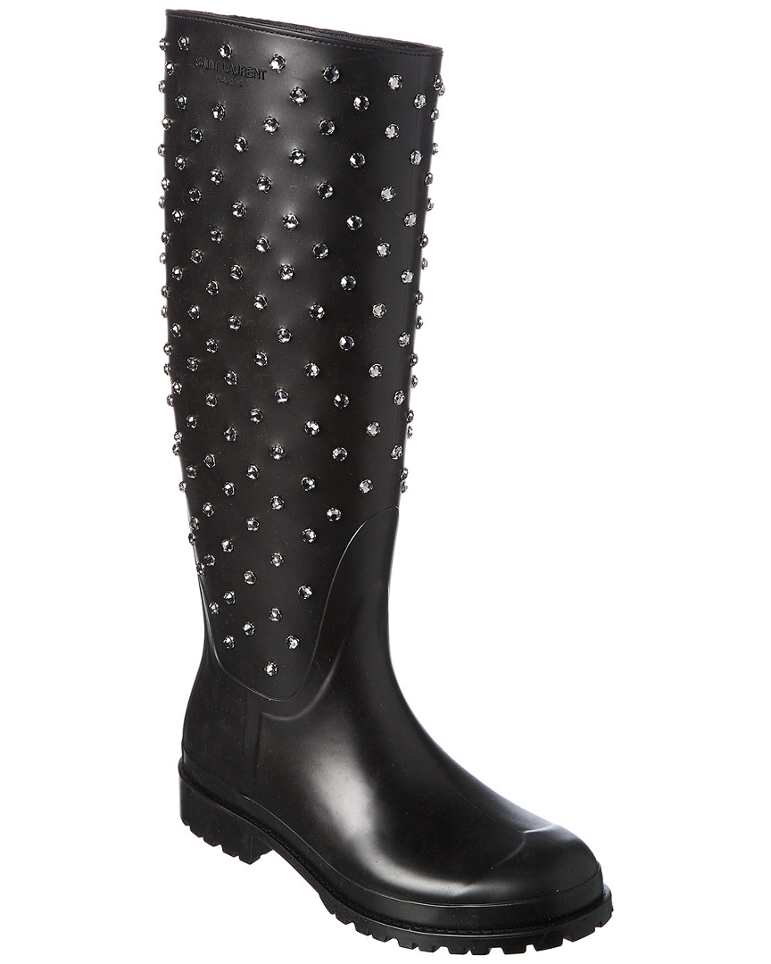 studded rain boots