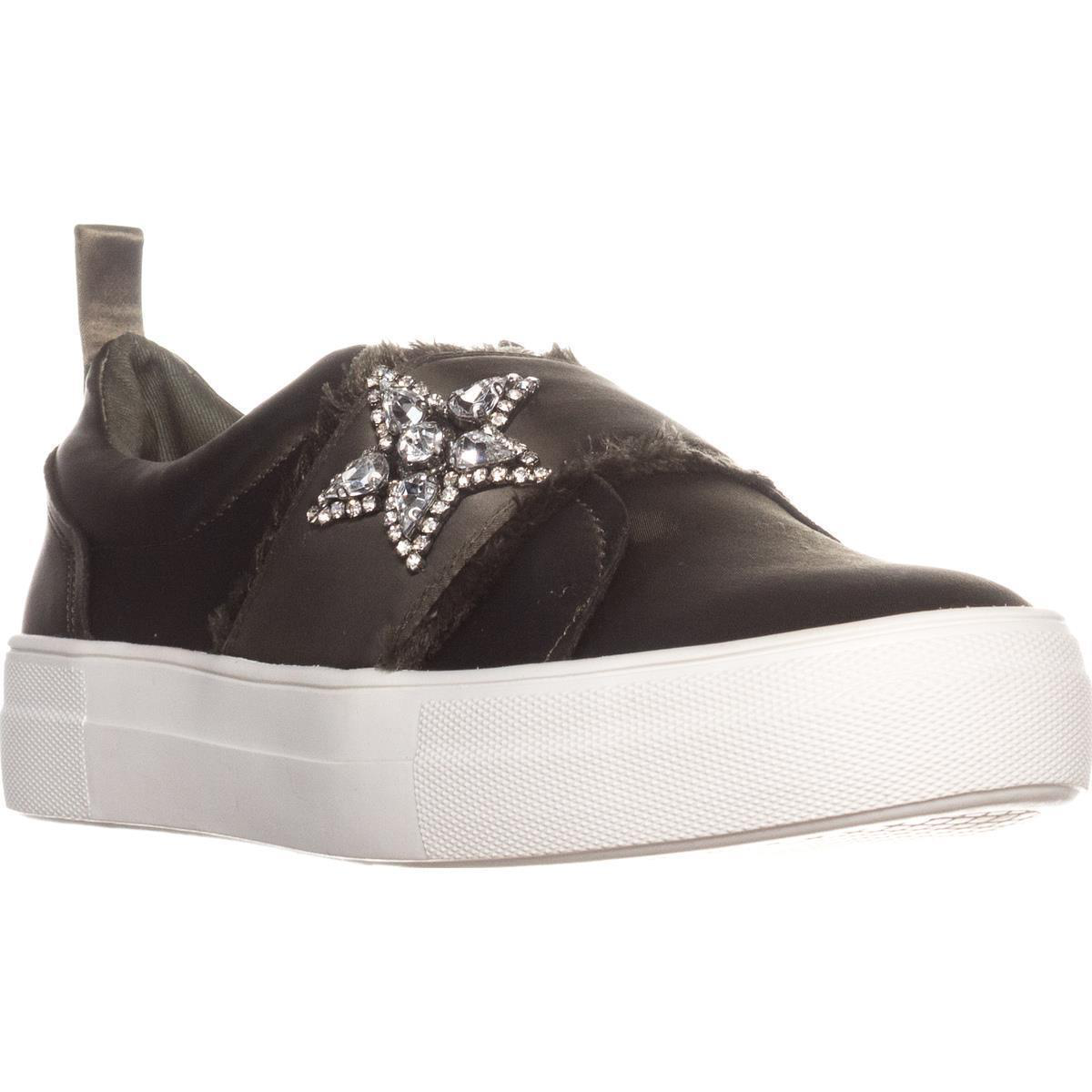 steve madden slip on sneakers olive green