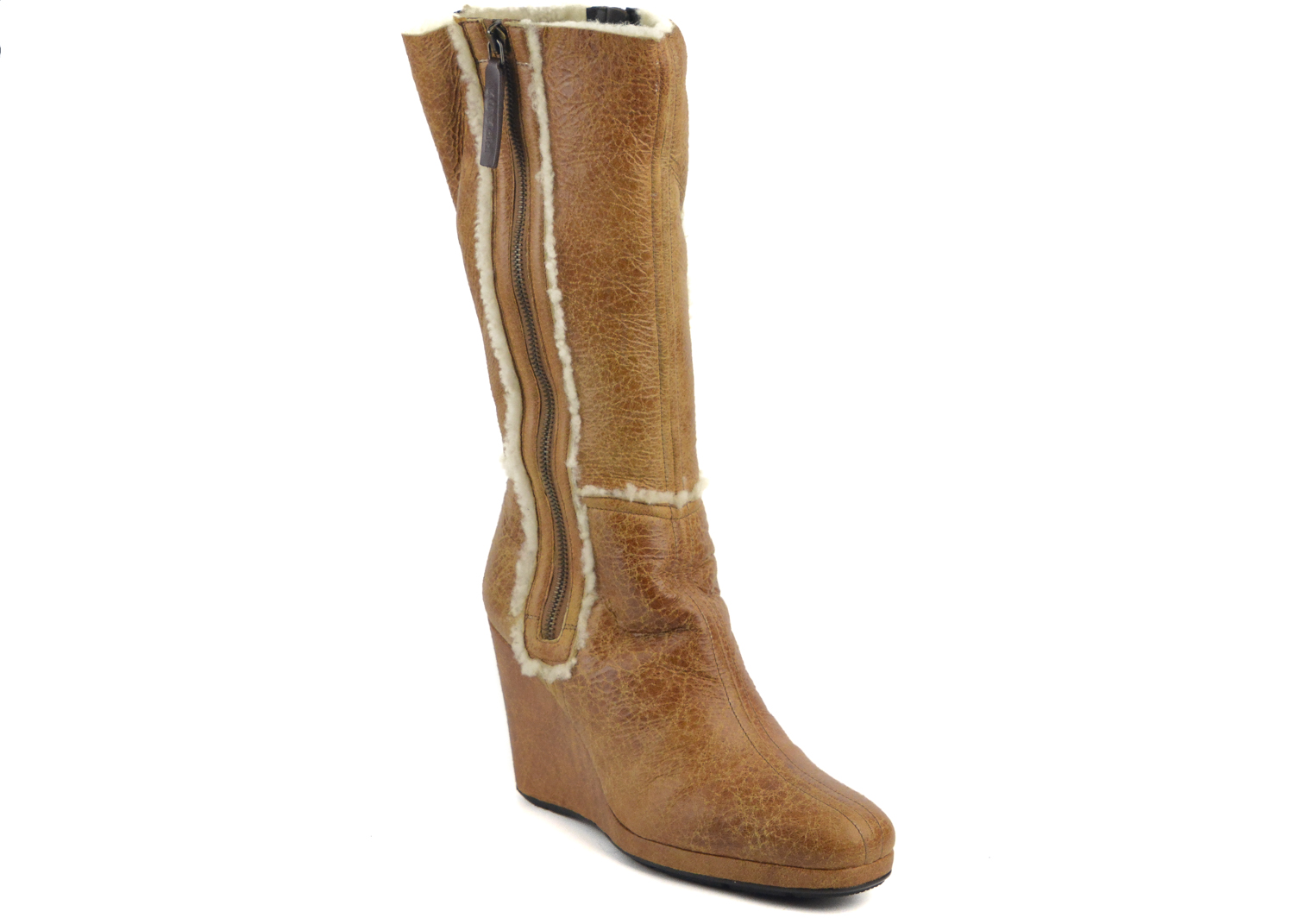 prada wedge boots