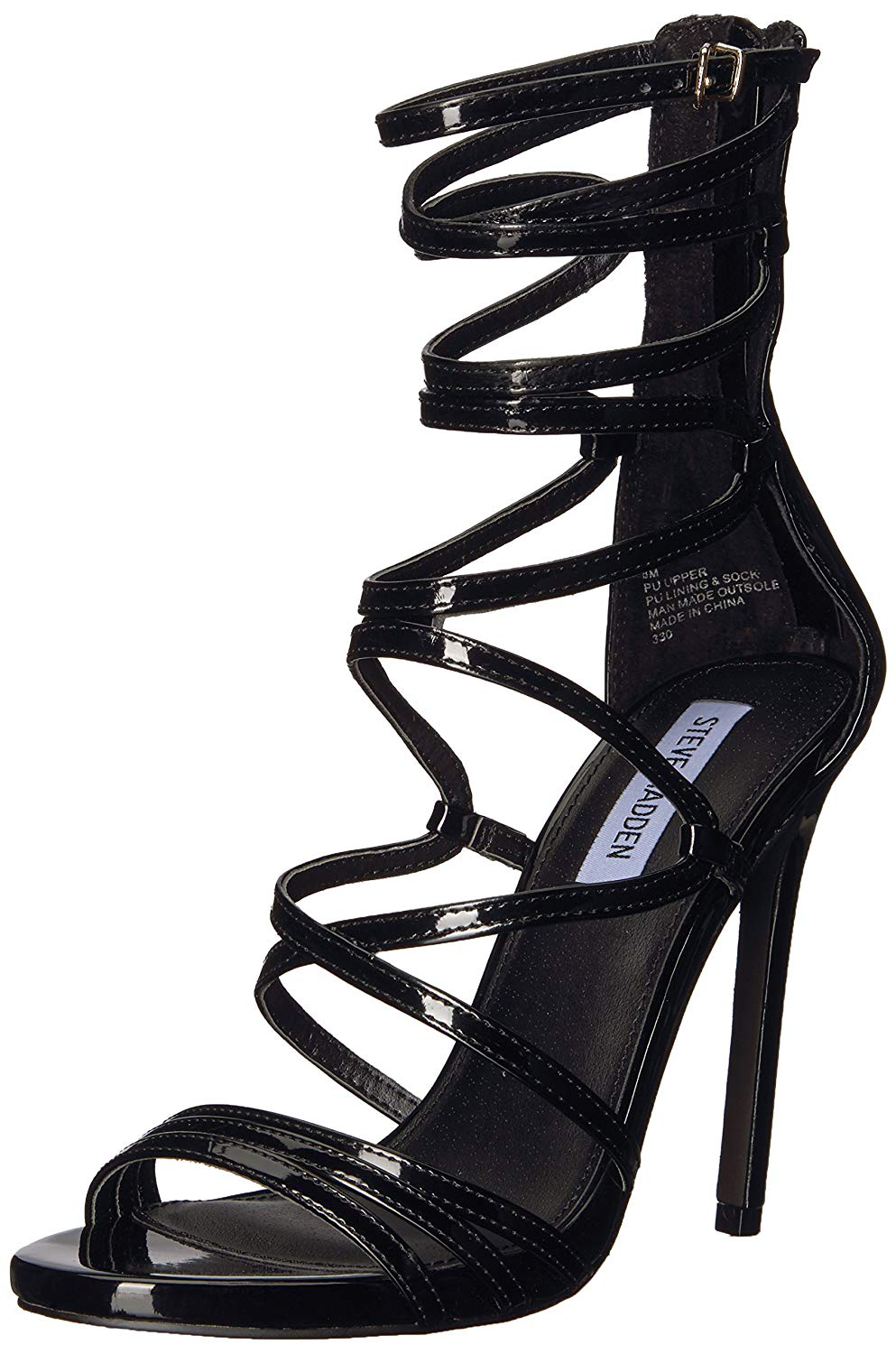 steve madden snap strappy heel
