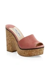 JIMMY CHOO DeeDee Cork Platform Sandals