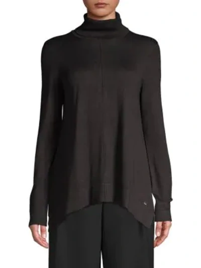 Donna Karan New York Turtleneck Sweater In Black