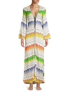 MISSONI Onda Sfumata Piazzata Long Lace-Up Caftan