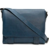 FRYE 'LOGAN' MESSENGER BAG - BLUE,DB791