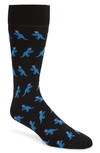 Paul Smith Men's Dino Jacquard Socks In Black