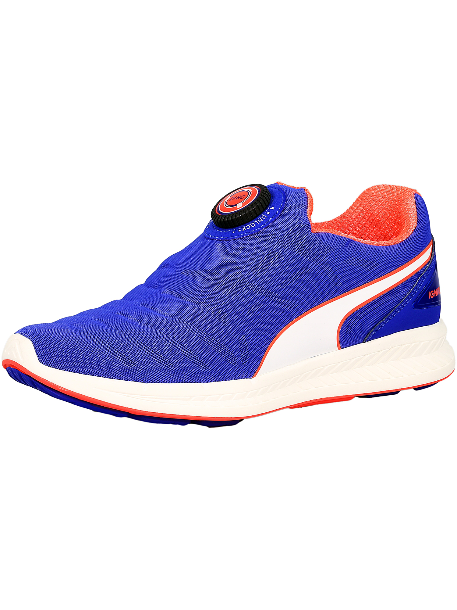Puma Women's Ignite Disc Royal Blue/white/red Blast Ankle