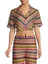 MISSONI Zigzag Iconico Cropped Shirt