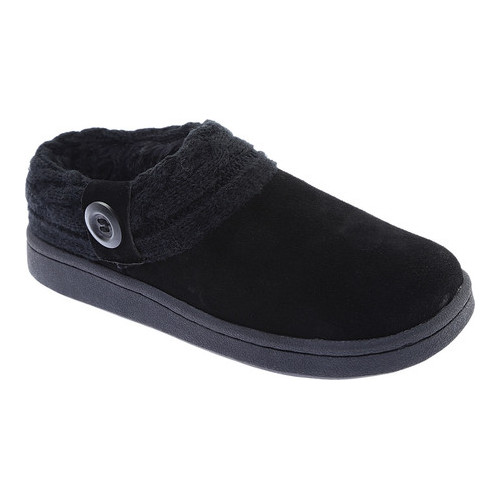 clarks knit collar clog slipper
