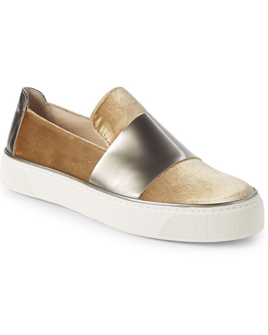 stuart weitzman slip on sneakers