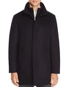 CARDINAL OF CANADA WOOL & CASHMERE CAR COAT WITH REMOVABLE BIB,153736