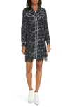 TANYA TAYLOR ZODIAC PRINT SILK SHIRTDRESS,R191D722ZO