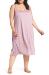 Natori 'shangri La' Nightgown In Heather Berry Blush