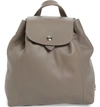 LONGCHAMP EXTRA SMALL LE PLIAGE CUIR BACKPACK - GREY,L1306737274