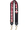 MARC JACOBS LOGO WEBBING GUITAR BAG STRAP - PINK,M0014087