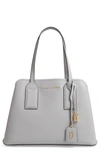 MARC JACOBS THE EDITOR LEATHER TOTE - GREY,M0012564