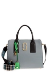 MARC JACOBS BIG SHOT LEATHER TOTE - GREY,M0012558