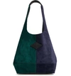 RAG & BONE CAMDEN COLORBLOCK SHOPPER BAG - GREEN,W286137CB