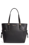 MICHAEL MICHAEL KORS VOYAGER LEATHER TOTE,30H7GV6T9L