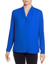 T TAHARI V-NECK BLOUSE,THF8N008