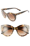 TORY BURCH 51MM CAT EYE SUNGLASSES,TY711551-X