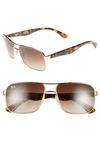 Ray Ban Ray-ban 59mm Pilot Sunglasses In Gold/ Brown