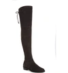 Stuart Weitzman Lowland Suede Over-the-knee Boots In Asphalt Suede