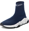 BALENCIAGA HI SPEED LOGO SOCK SNEAKER,549972W1P20