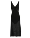 NIGHT NIGHT BY SIMKHAI Sheer Lace Dress,060024004026