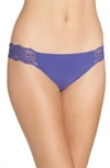 B.tempt'd By Wacoal B.bare Thong In Navy Blue