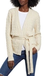 MOON RIVER CABLE KNIT CARDIGAN,MR4530