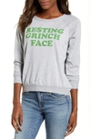 PRINCE PETER RESTING GRINCH FACE SWEATSHIRT,PPC-CRS118