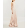 Stella Mccartney 露背 伸展-cady 袍 In Rose