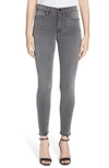 Frame Le High Ankle Skinny Jeans In Dunaway