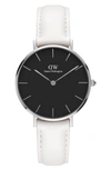 DANIEL WELLINGTON CLASSIC PETITE LEATHER STRAP WATCH, 32MM,DW00100284