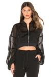 Alo Yoga Field Crop Jacket In Black